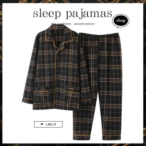 men's plaid pajamas